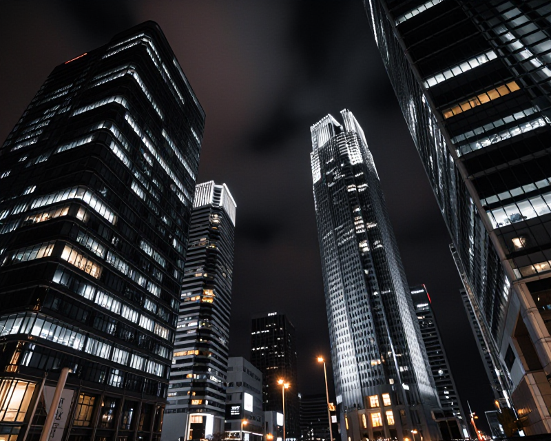 Seoul Financial District Nightscape