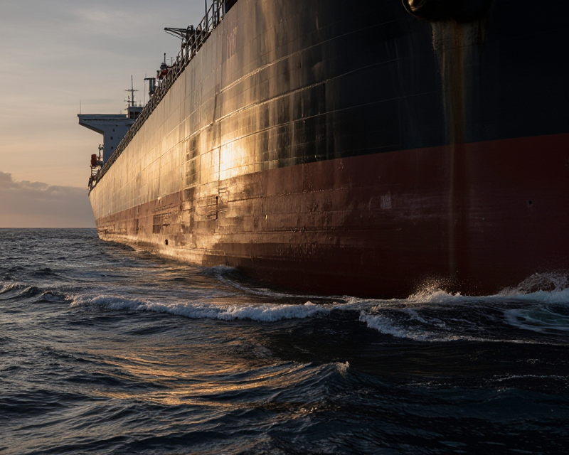 Oil Tanker in Hormuz Strait