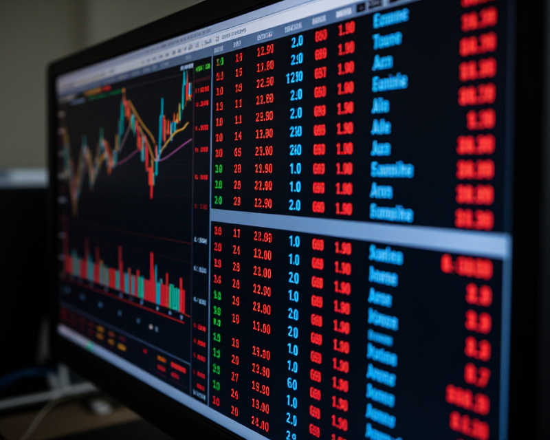 Financial Market Data Display