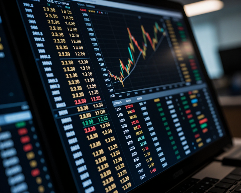 Financial Market Data Display