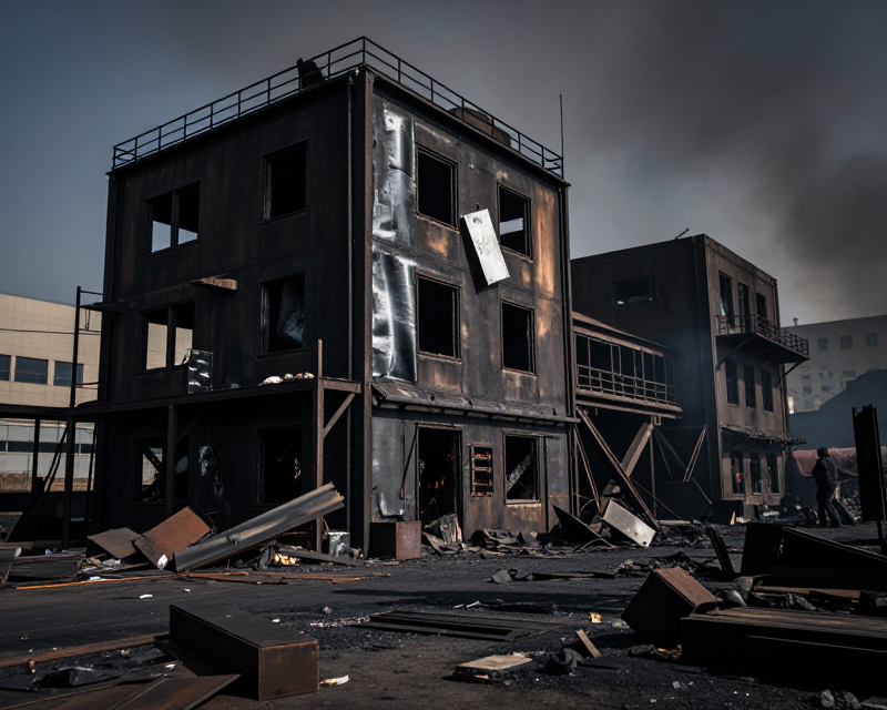 Aftermath of Bucheon Factory Fire