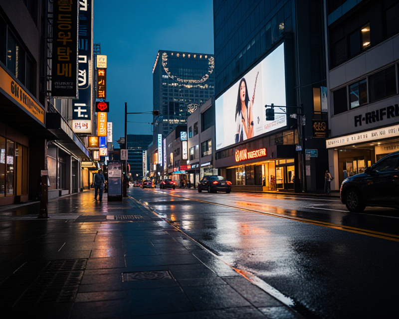 North American Urban Context with Korean Cultural Elements