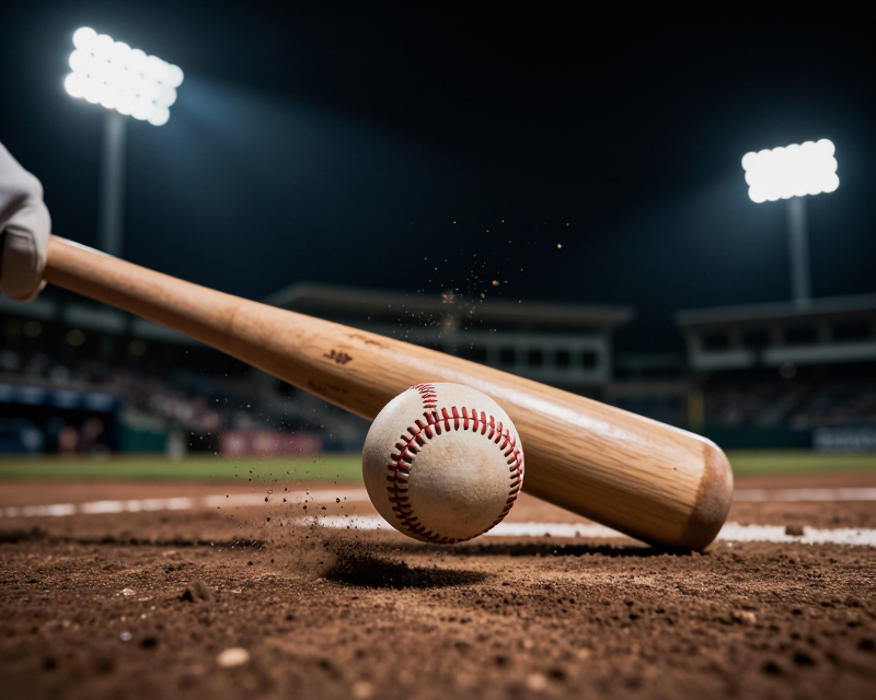 Baseball Impact Scene