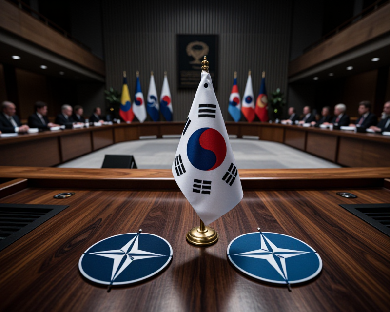 Diplomatic Summit Atmosphere
